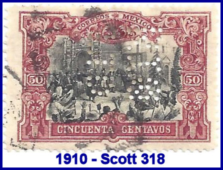 Royal Insurance Company, Ltd, 1910 perfin